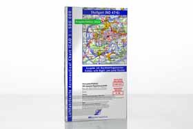 ICAO Chart Stuttgart 2012 Folded Laminated Night Routes From