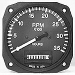 UMA 3-1/8 Electric Tachometer 0-7000 RPM For Rotax from UMA Instruments Inc.