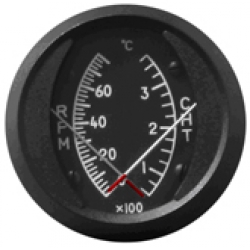 Swift 2-1/4 Tachometer / CHT 1000-8000Rpm / 50-375