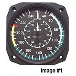 UMA 3-1/8 Airspeed Indicator 40-180 MPH TSO from UMA Instruments Inc.