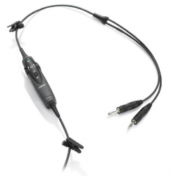 BOSE X DUAL GA PLUGS STRAIGHT CABLE W/ ELECTRET MI