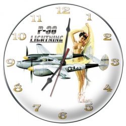 WALLCLOCK P-38 NUDE