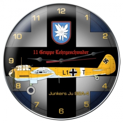 WALLCLOCK JUNKERS JU 88A-4 14"