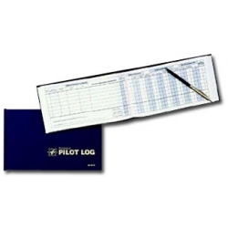 ASA Standard Pilot Log Hrdcvr Navy