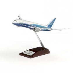 BOEING 787-8 SNAP TOGETHER MODEL WITH WOOD BASE