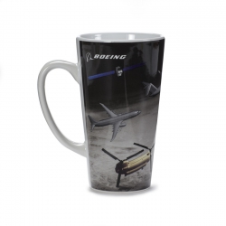 BOEING MILITARY AIRCRAFT LATTE MUG