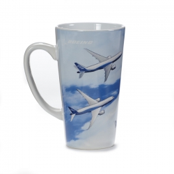 BOEING COMMERCIAL FAMILY LATTE MUG