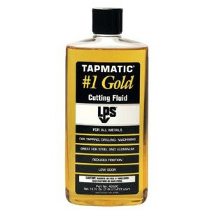 LPS 40320 TAPMATIC #1 GOLD CUTTING FLUID 16OZ BOTTLE