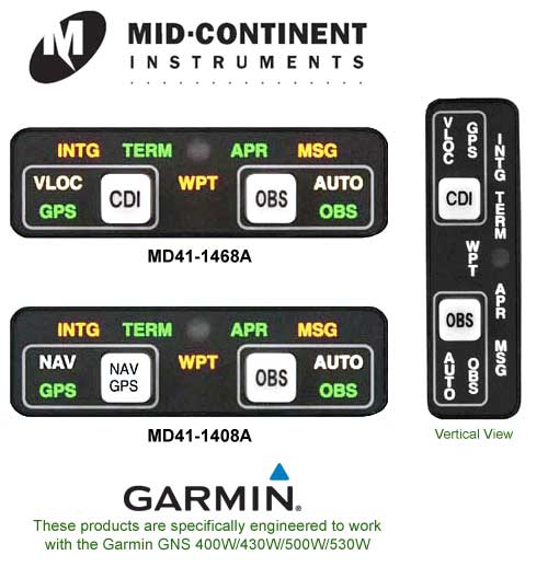 Mid-Continent Instruments and Avionics Annunciatio from Aircraft Spruce ...