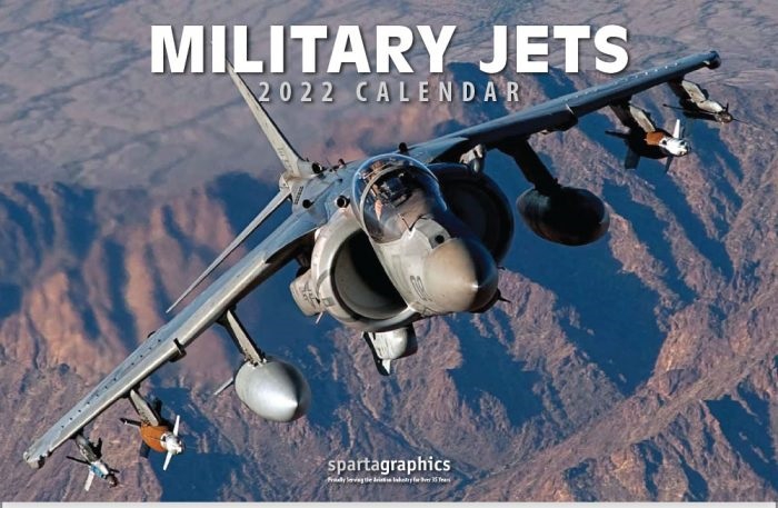 MILITARY JETS CALENDAR 2022